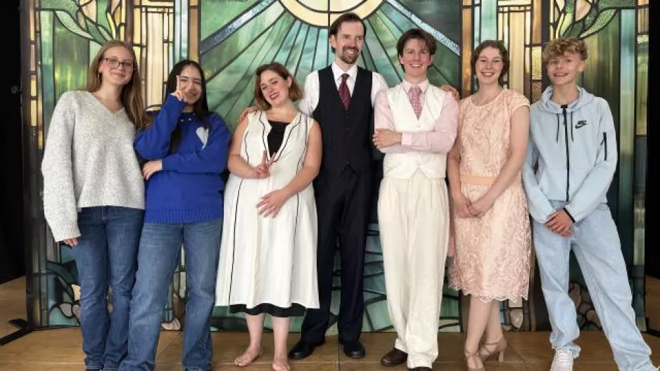 Die Schauspieler des White Horse Theatre