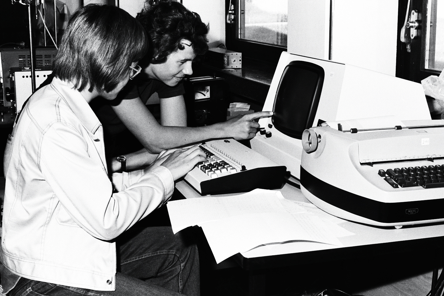Erster Computer am CJT 1974