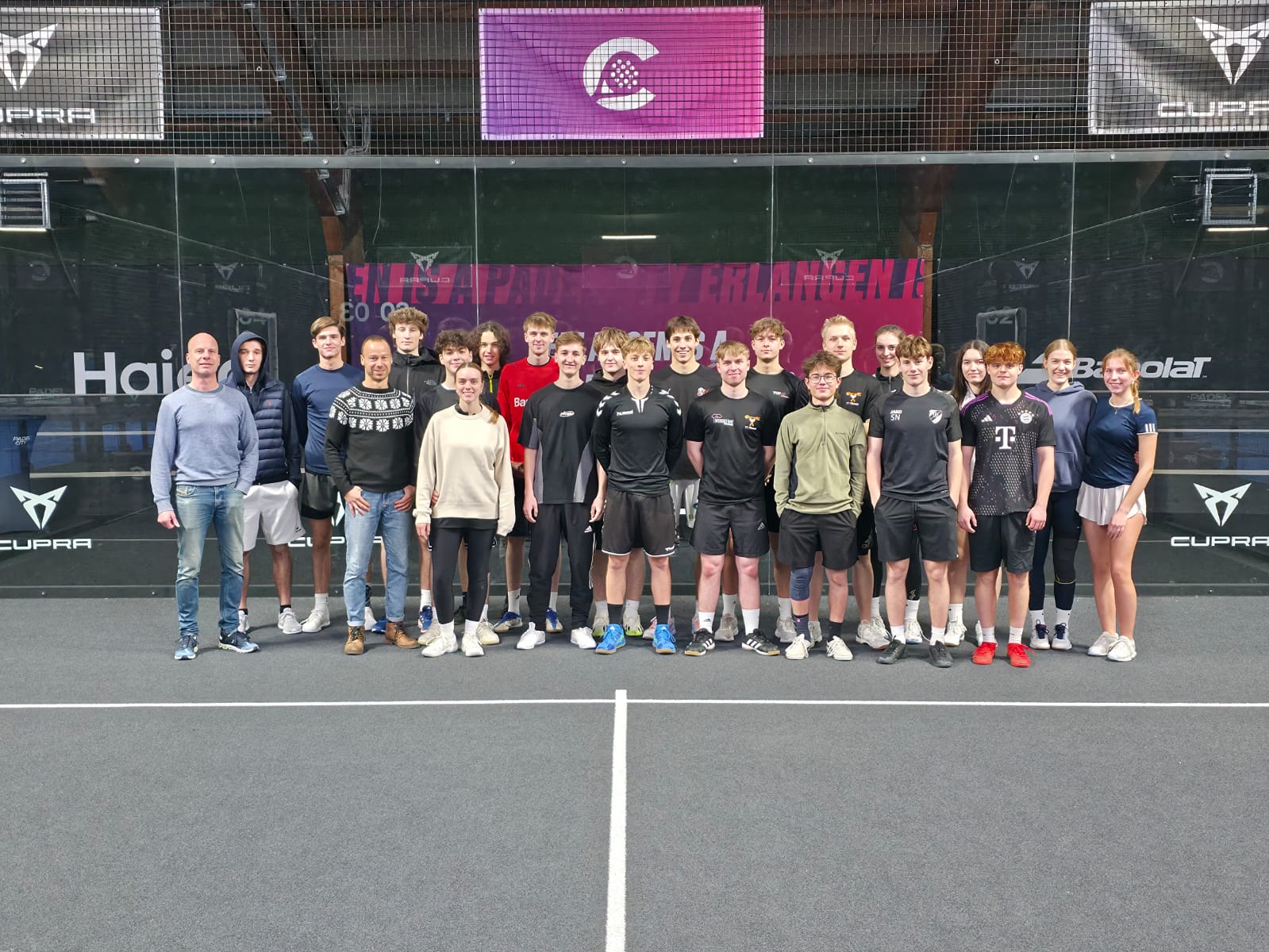 Gruppenbild Padeltennis