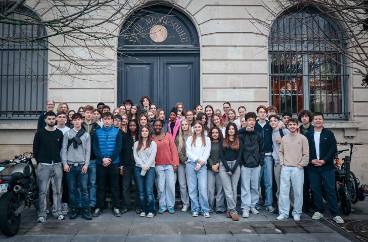 Gruppenbild vom Bordaux-Austausch 2026