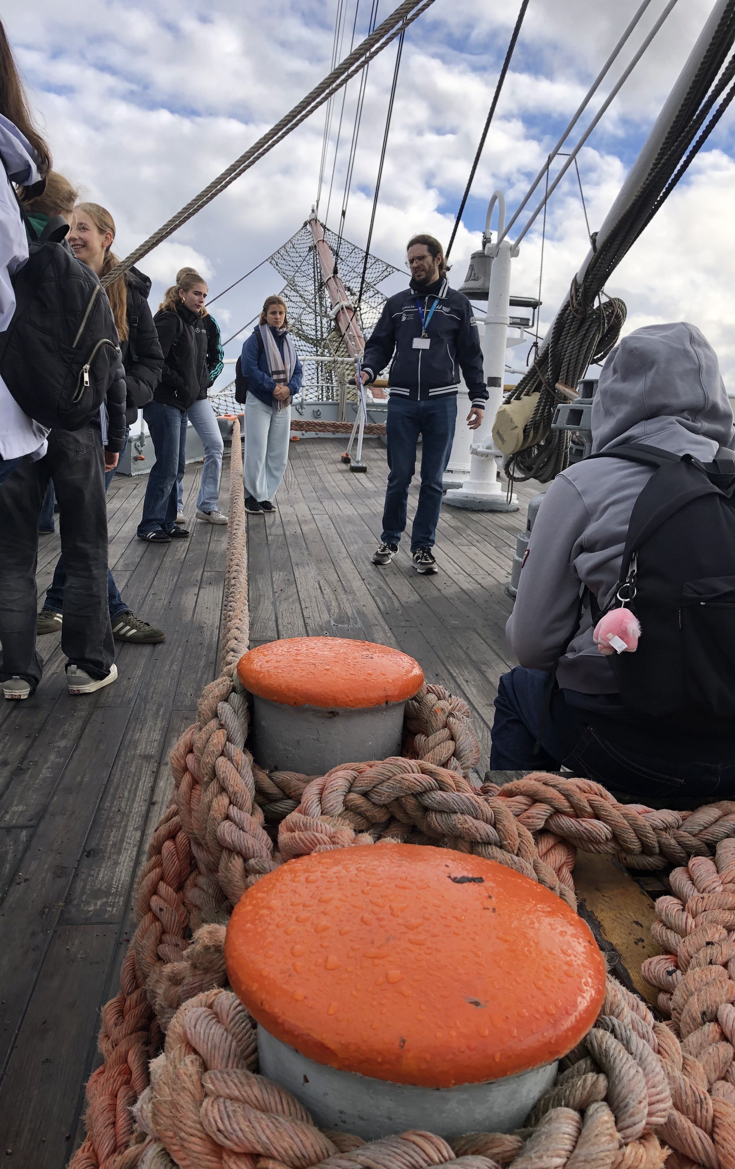 Besuch eines Museumsschiff in Gdynia. 