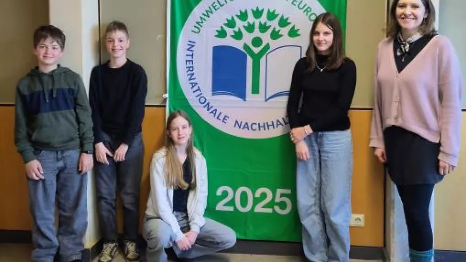 Das CJT wurde erneut zur Umweltschule ausgezeichnet. 